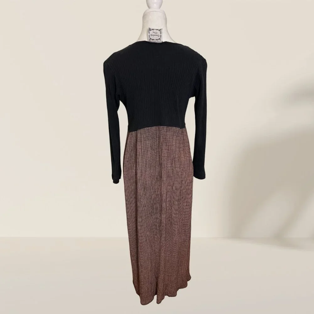 ✨ Dressing Clio Two-Tone Long Sleeve Maxi Dress – Size M - Picture 4 of 5
